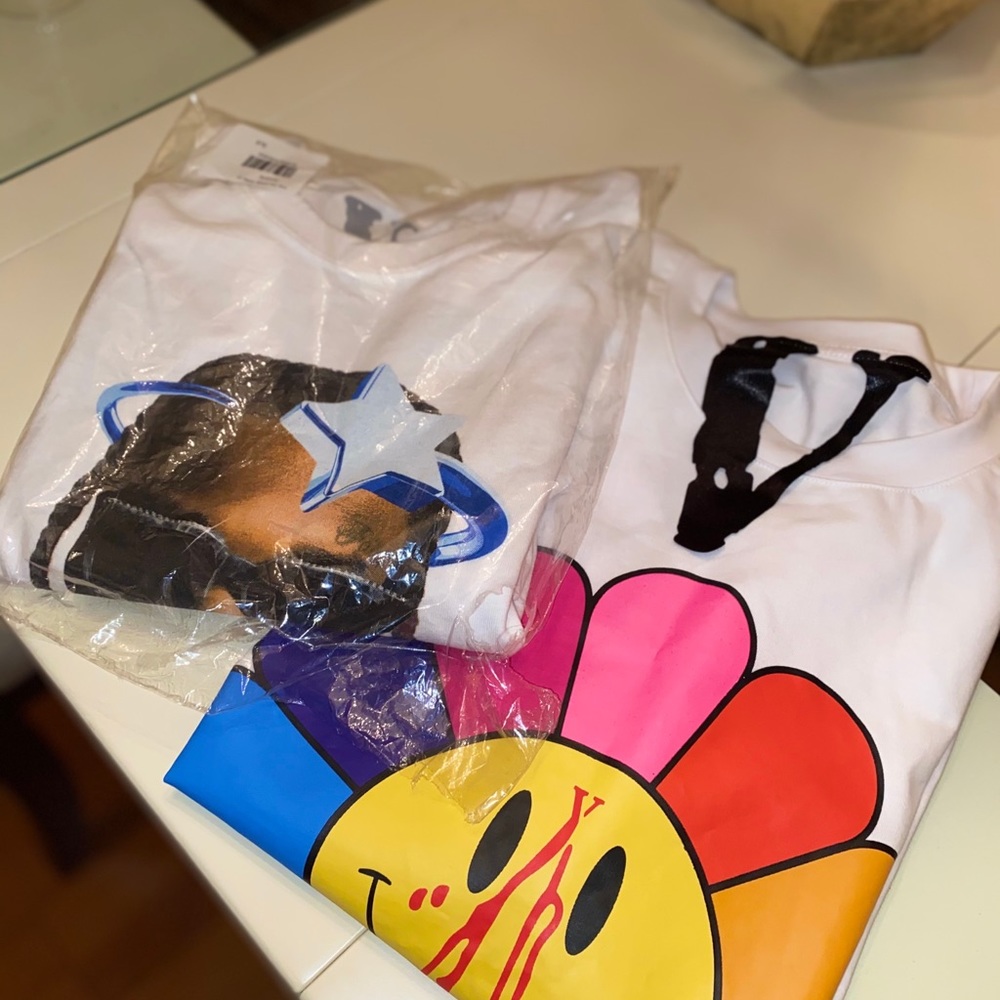 Pop Smoke X Murakami Vlone shirts